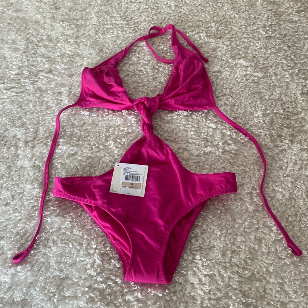 NWT La Perla Swim one piece pink size 42